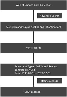 A bibliometric analysis of hotpots and trends for the relationship between skin inflammation and regeneration